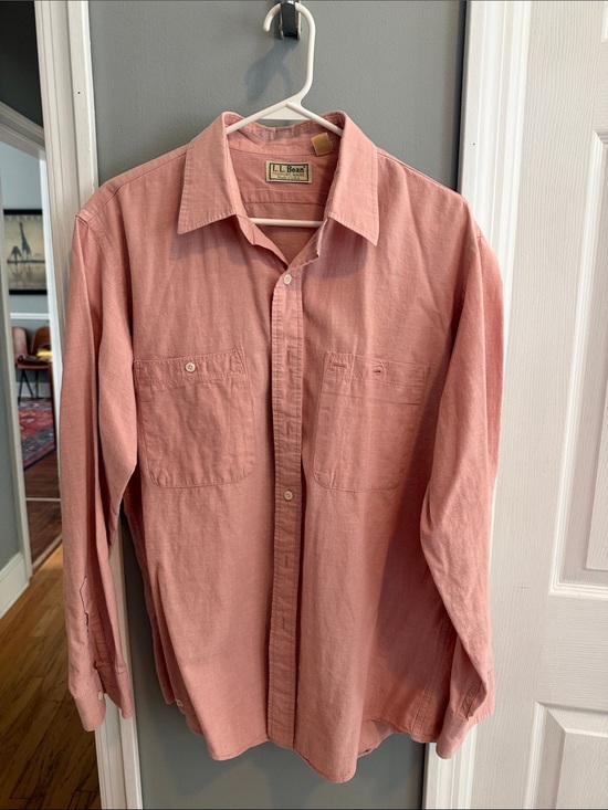 L.L. Bean Other - L.L. Bean Men's Dusty Rose Button-Down Shirt